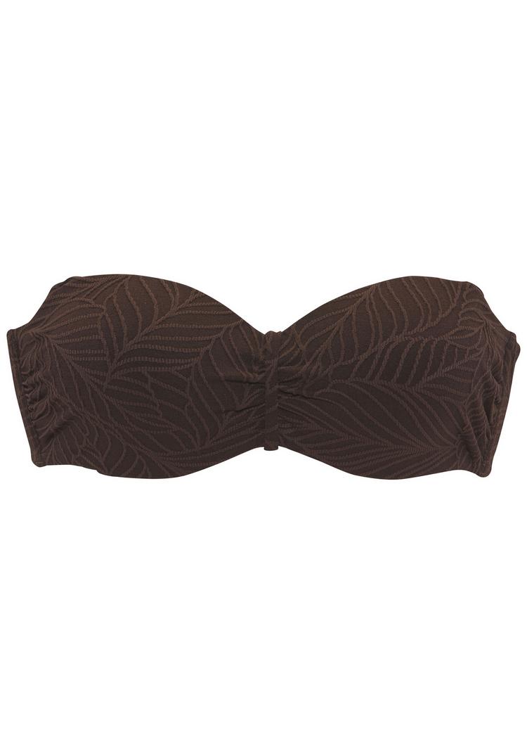 Lascana Lascana B&uuml;gel-Bandeau-Bikini-Top Bikini Oberteil Damen - braun - 0 | SportScheck