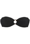 Lascana Bandeau-Bikini-Top Bikini Oberteil Damen - schwarz