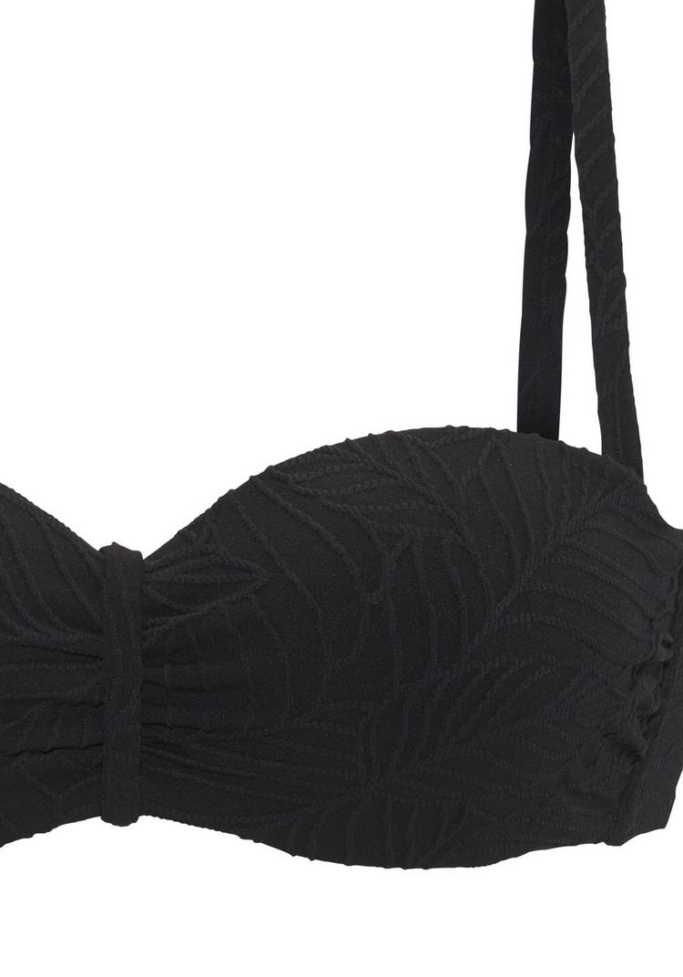 Lascana Lascana B&uuml;gel-Bandeau-Bikini-Top Bikini Oberteil Damen - schwarz - 0 | SportScheck