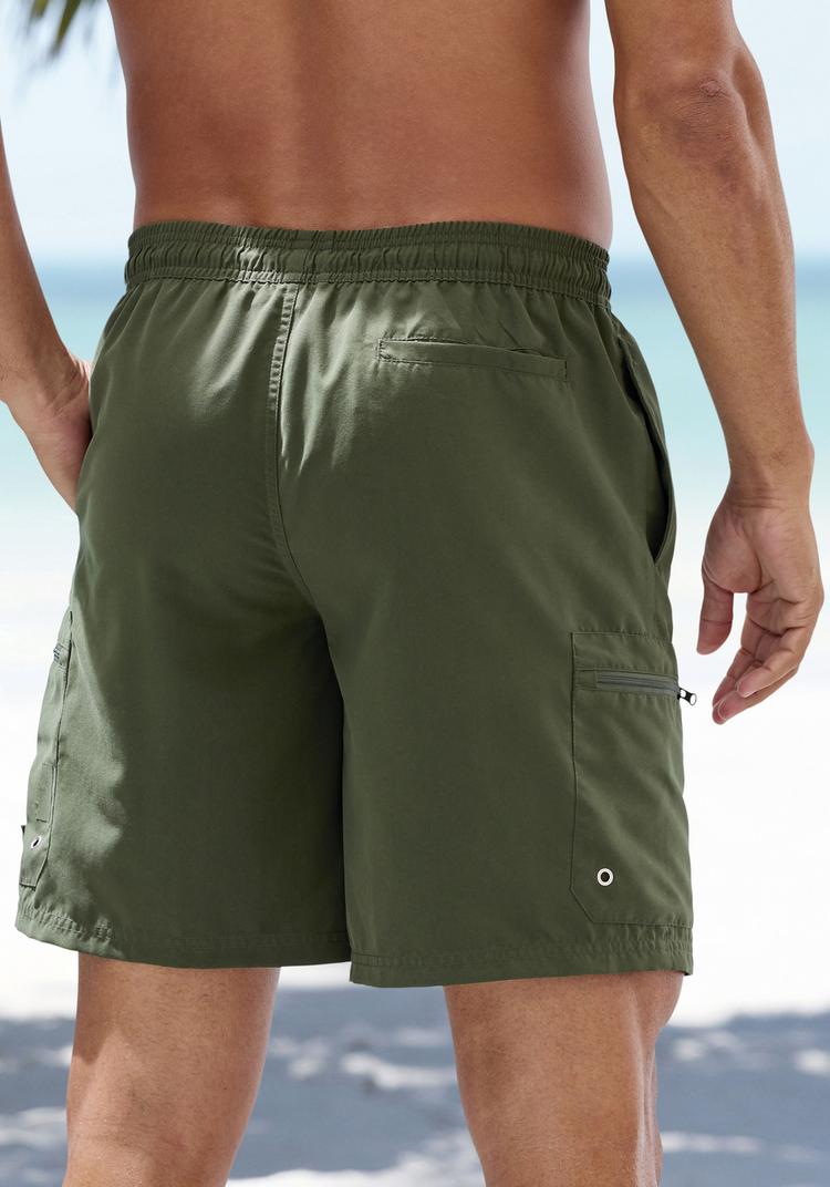 S.OLIVER S.OLIVER Badeshorts Badehose Herren - olive - 0 | SportScheck