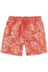 Bench Badeshorts Badehose Herren - orange bedruckt
