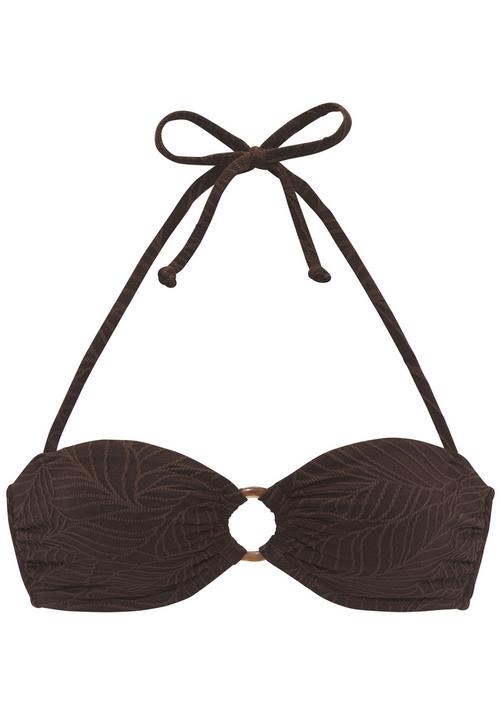 Lascana Bandeau-Bikini-Top Bikini Oberteil Damen