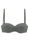 Lascana B&uuml;gel-Bandeau-Bikini-Top Bikini Oberteil Damen - oliv