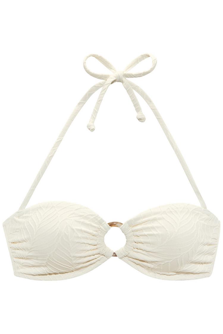 Lascana Lascana Bandeau-Bikini-Top Bikini Oberteil Damen - creme - 0 | SportScheck
