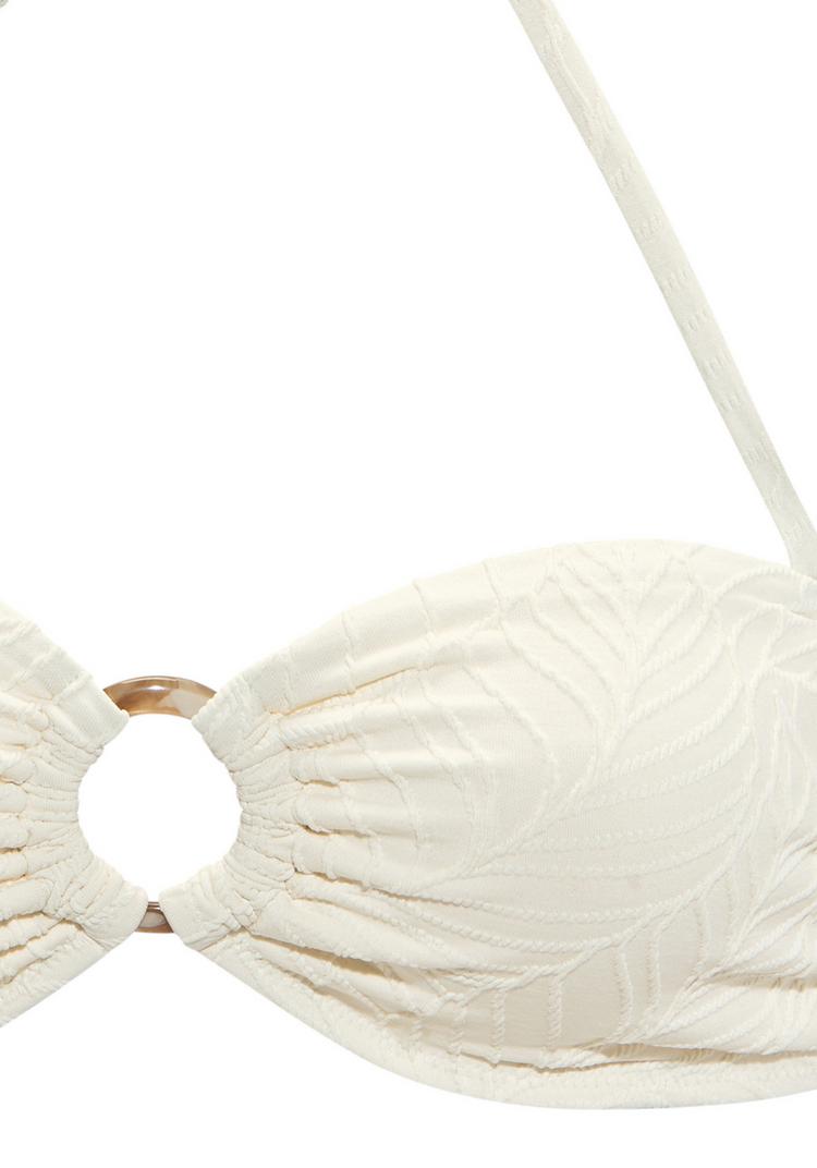 Lascana Lascana Bandeau-Bikini-Top Bikini Oberteil Damen - creme - 0 | SportScheck