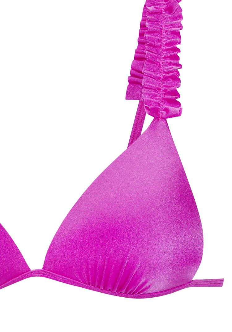 Lascana Lascana Triangel-Bikini-Top Bikini Oberteil Damen - magenta - 1 | SportScheck