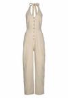 Lascana Neckholder-Overall Jumpsuit Damen - sand