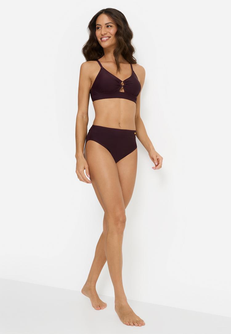 Lascana Lascana Triangel-Bikini-Top Bikini Oberteil Damen - aubergine - 4 | SportScheck