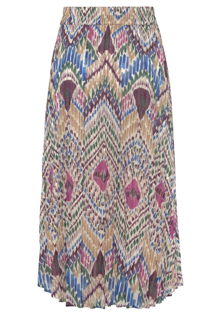 Lascana Lascana Plisseerock Minirock Damen - bunt bedruckt - 0 | SportScheck