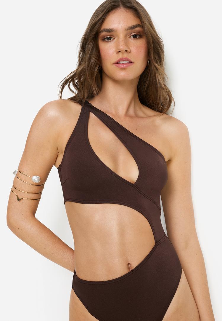 LSCN by Lascana LSCN by Lascana Monokini Badeanzug Damen - dark brown - 3 | SportScheck