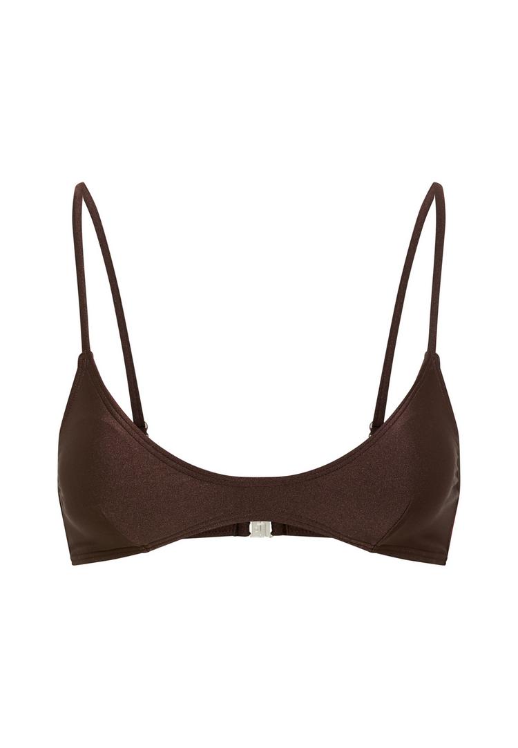 LSCN by Lascana LSCN by Lascana Bustier-Bikini-Top Bikini Oberteil Damen - dark brown - 1 | SportScheck