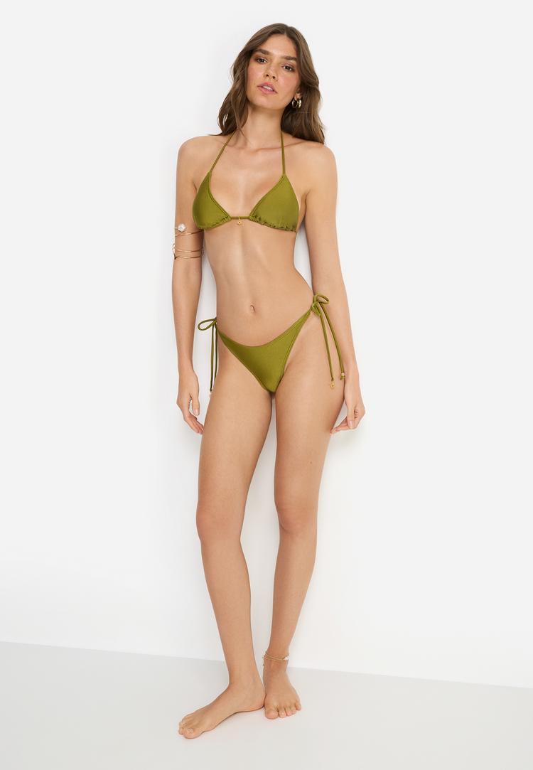 LSCN by Lascana LSCN by Lascana Triangel-Bikini-Top Bikini Oberteil Damen - green moss - 0 | SportScheck