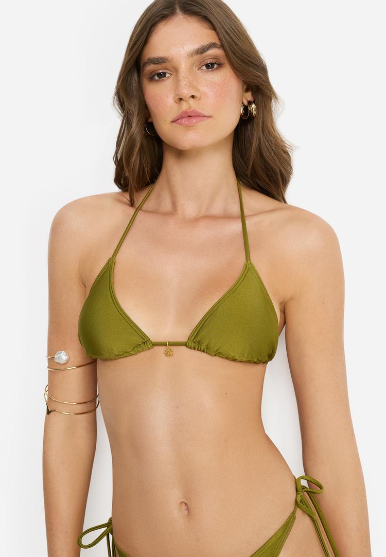 LSCN by Lascana LSCN by Lascana Triangel-Bikini-Top Bikini Oberteil Damen - green moss - 2 | SportScheck