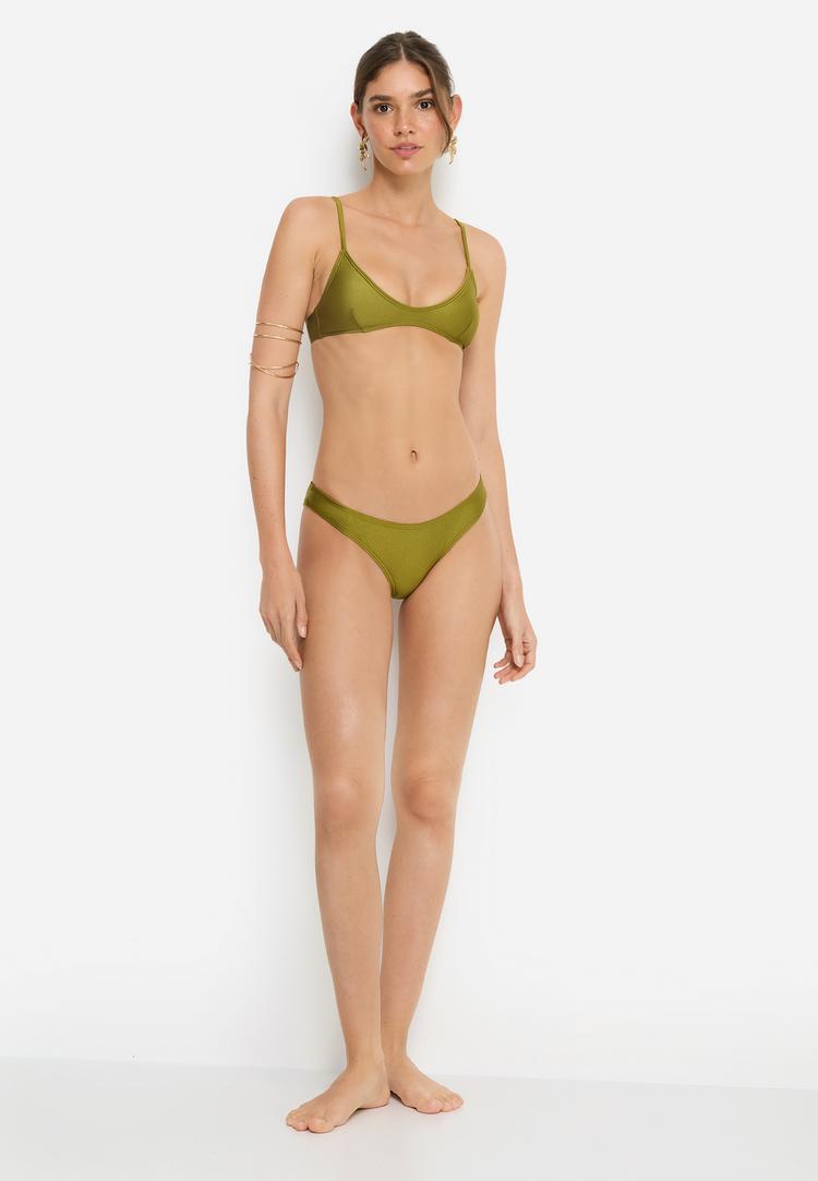 LSCN by Lascana LSCN by Lascana Bustier-Bikini-Top Bikini Oberteil Damen - green moss - 8 | SportScheck