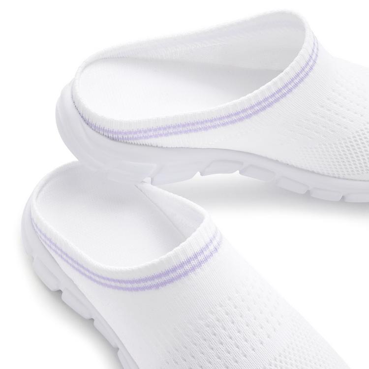 Lascana Lascana Sabot Freizeitschuhe Damen - wei&szlig; - flieder - 0 | SportScheck