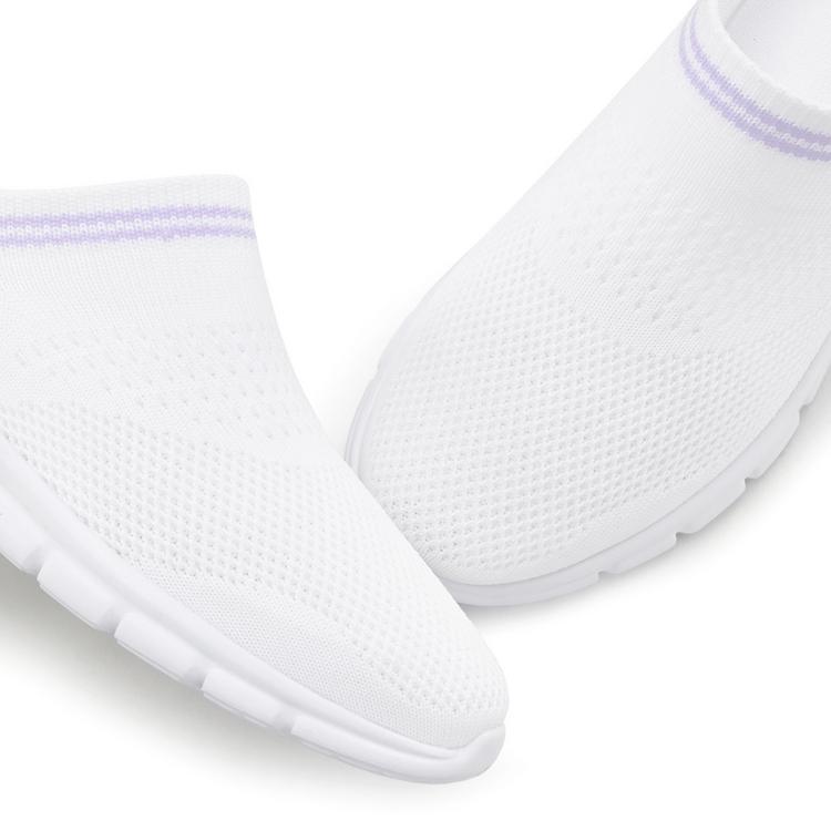 Lascana Lascana Sabot Freizeitschuhe Damen - wei&szlig; - flieder - 1 | SportScheck