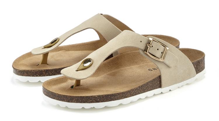 ELBSAND ELBSAND Pantolette Sandalen Damen - beige - 0 | SportScheck