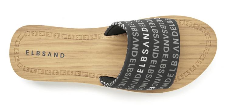 ELBSAND ELBSAND Badepantolette Badelatschen Damen - anthrazit - 1 | SportScheck