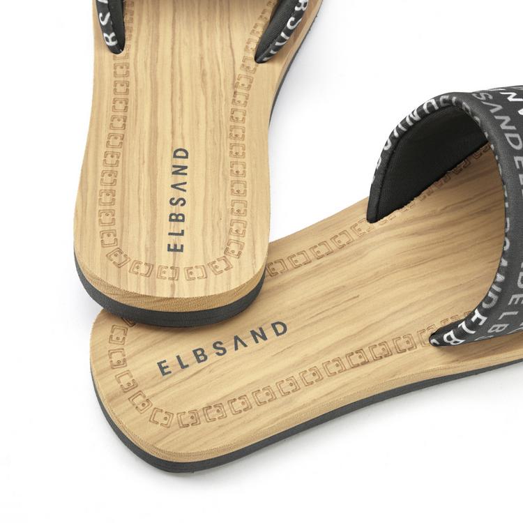 ELBSAND ELBSAND Badepantolette Badelatschen Damen - anthrazit - 2 | SportScheck