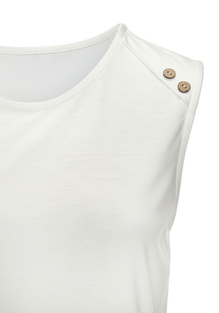 Lascana Lascana Strandtop T-Shirt Damen - creme - 0 | SportScheck