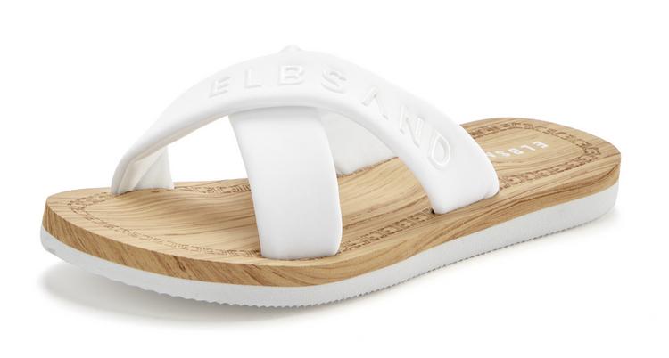 ELBSAND ELBSAND Badepantolette Sandalen Damen - wei&szlig; - 0 | SportScheck
