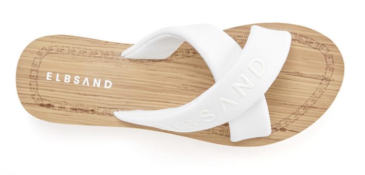 ELBSAND ELBSAND Badepantolette Sandalen Damen - wei&szlig; - 1 | SportScheck