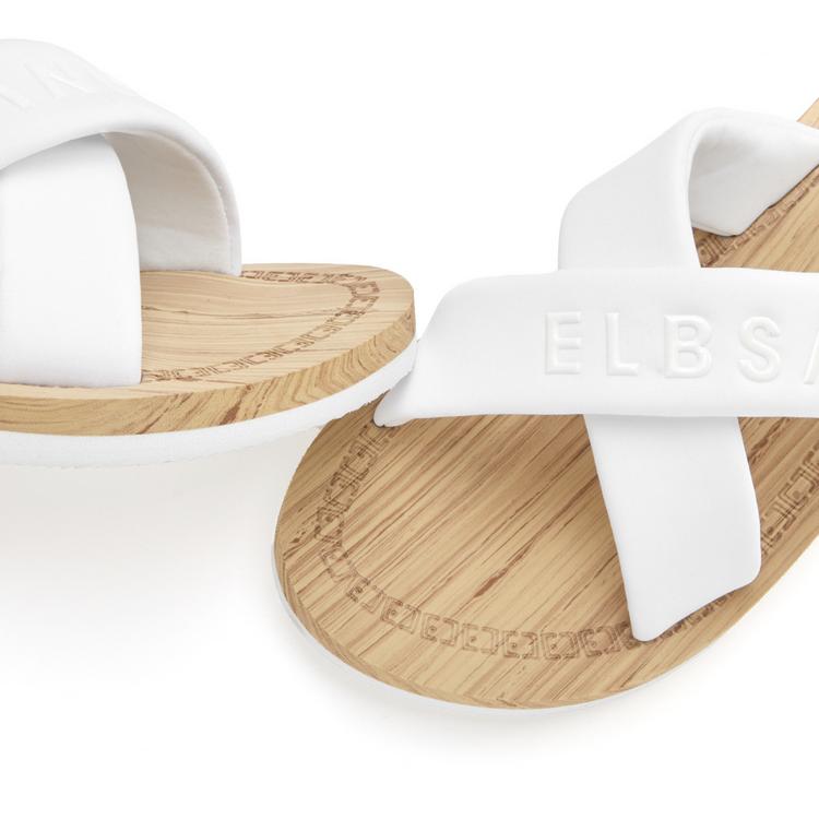 ELBSAND ELBSAND Badepantolette Sandalen Damen - wei&szlig; - 2 | SportScheck