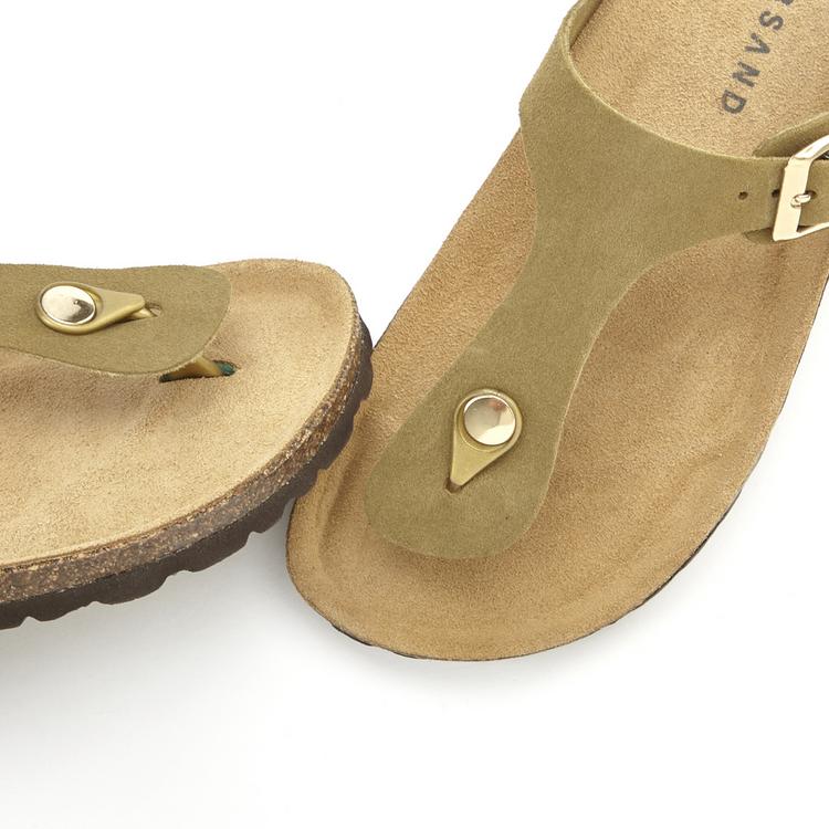 ELBSAND ELBSAND Pantolette Sandalen Damen - khaki - 0 | SportScheck