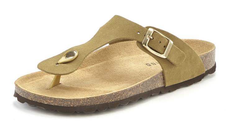 ELBSAND ELBSAND Pantolette Sandalen Damen - khaki - 2 | SportScheck