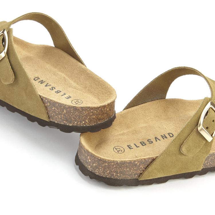 ELBSAND ELBSAND Pantolette Sandalen Damen - khaki - 3 | SportScheck