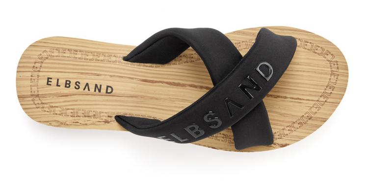 ELBSAND ELBSAND Badepantolette Sandalen Damen - schwarz - 0 | SportScheck