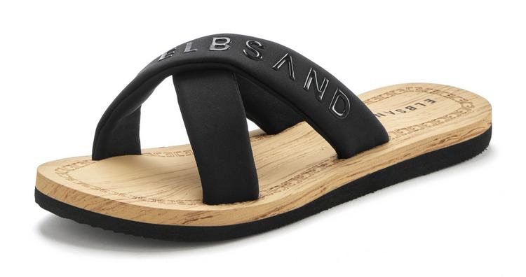 ELBSAND ELBSAND Badepantolette Sandalen Damen - schwarz - 1 | SportScheck