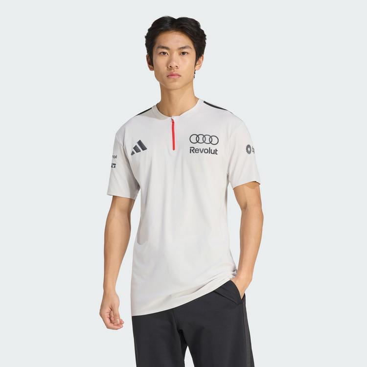 adidas adidas AUDI REVOLUT F1 TEAM Funktionstop Herren - Chalk Pearl / Iron Metallic - 0 | SportScheck