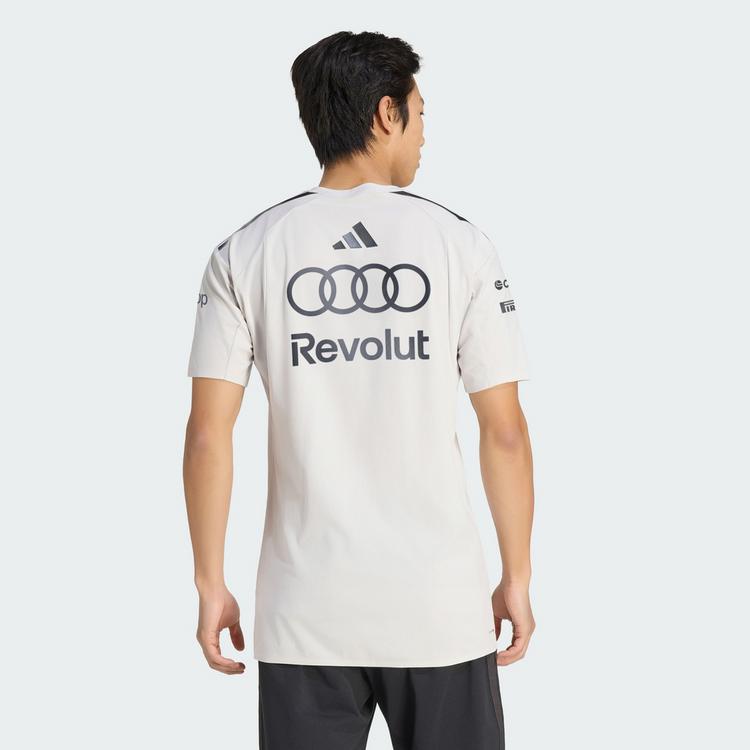 adidas adidas AUDI REVOLUT F1 TEAM Funktionstop Herren - Chalk Pearl / Iron Metallic - 1 | SportScheck
