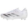 adidas Adizero Electric+ II American Football Fu&szlig;ballschuhe - Cloud White / Cloud White / Silver Metallic