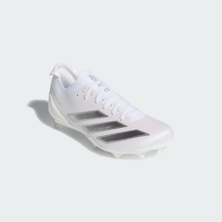 adidas adidas Adizero Electric+ II American Football Fu&szlig;ballschuhe - Cloud White / Cloud White / Silver Metallic - 3 | SportScheck