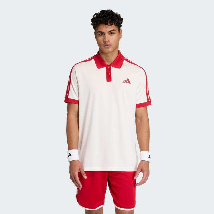 adidas adidas TENNIS CLASSICS POLOSHIRT Funktionsshirt Herren - Chalk White - 0 | SportScheck