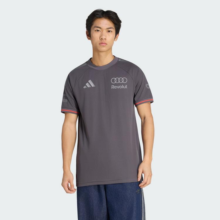 adidas adidas AUDI REVOLUT F1 TEAM DRIVER AUTHENTIC Funktionstop Herren - Grey Strata / Iron Metallic - 0 | SportScheck