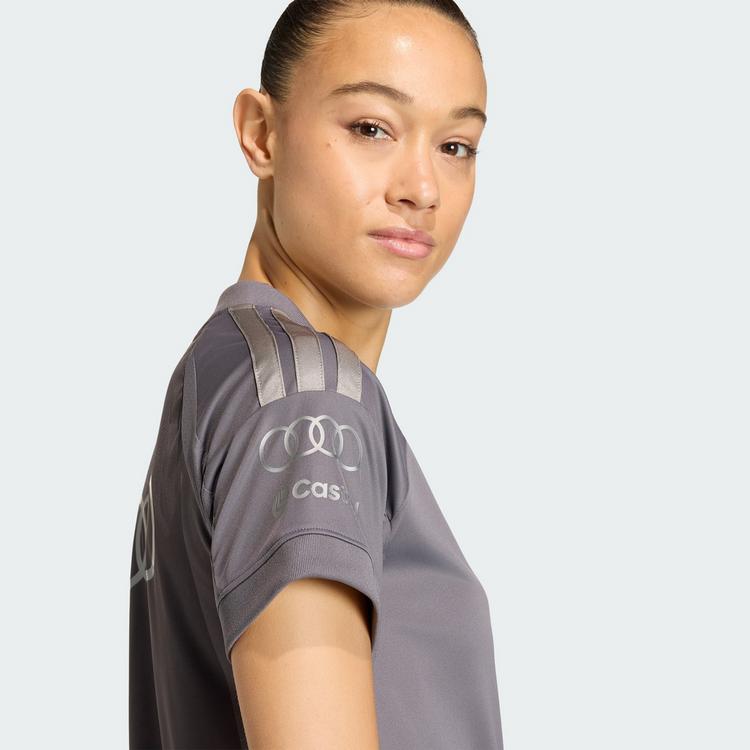 adidas adidas Funktionstop Damen - Grey Strata / Iron Metallic - 1 | SportScheck