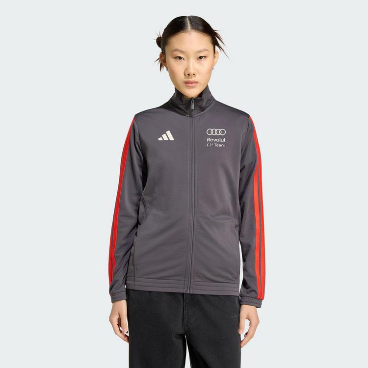 adidas adidas AUDI&nbsp;REVOLUT&nbsp;F1&nbsp;TEAM&nbsp;DNA&nbsp;TRAININGSJACKE Hoodie Damen - Utility Black - 0 | SportScheck