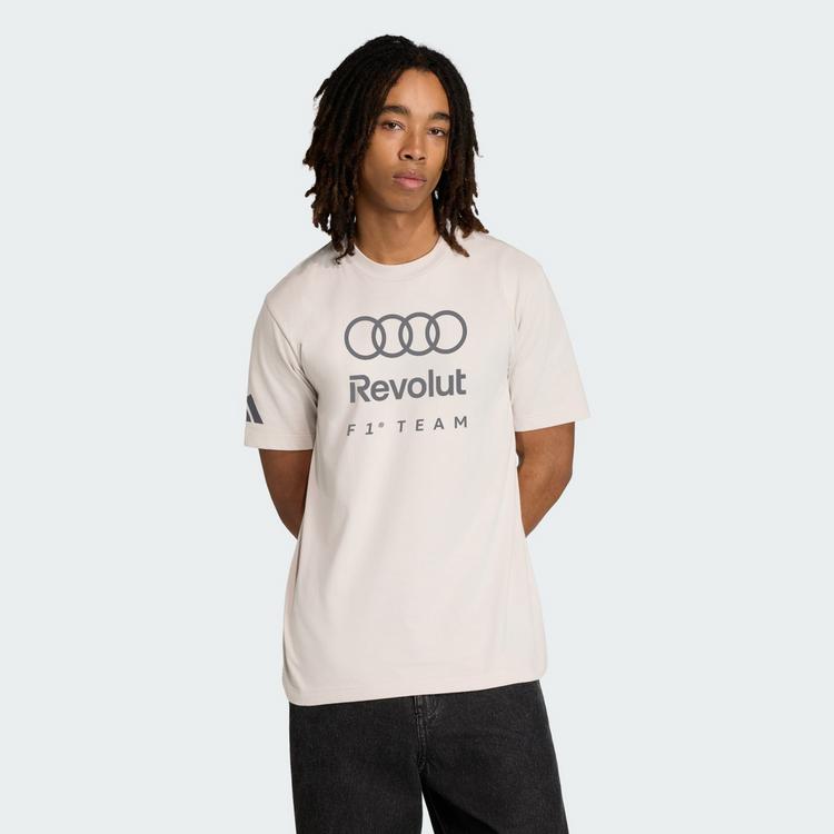 adidas adidas AUDI FORMULA ONE TEAM DNA Grafik T-SHIRT Funktionstop Herren - Chalk Pearl - 0 | SportScheck