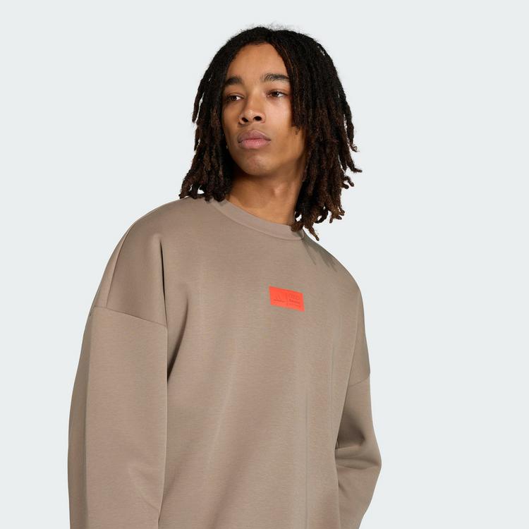 adidas adidas AUDI REVOLUT F1 TEAM ELEVATED CREW Funktionstop Herren - Simple Brown / Hi-Res Red - 0 | SportScheck