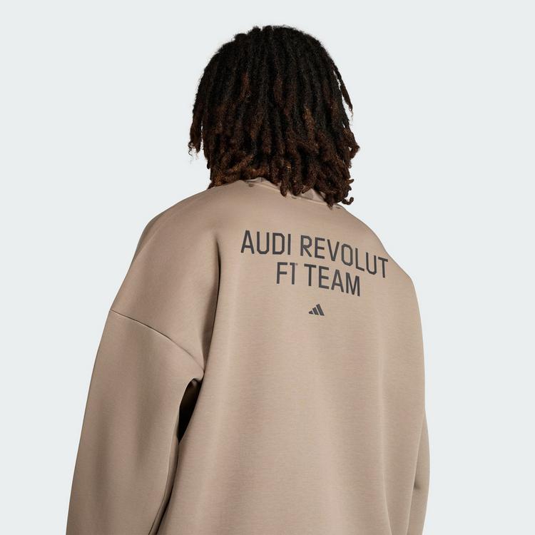 adidas adidas AUDI REVOLUT F1 TEAM ELEVATED CREW Funktionstop Herren - Simple Brown / Hi-Res Red - 1 | SportScheck