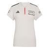 adidas AUDI REVOLUT F1 TEAM Funktionstop Damen - Chalk Pearl / Iron Metallic