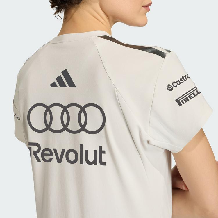 adidas adidas AUDI REVOLUT F1 TEAM Funktionstop Damen - Chalk Pearl / Iron Metallic - 1 | SportScheck