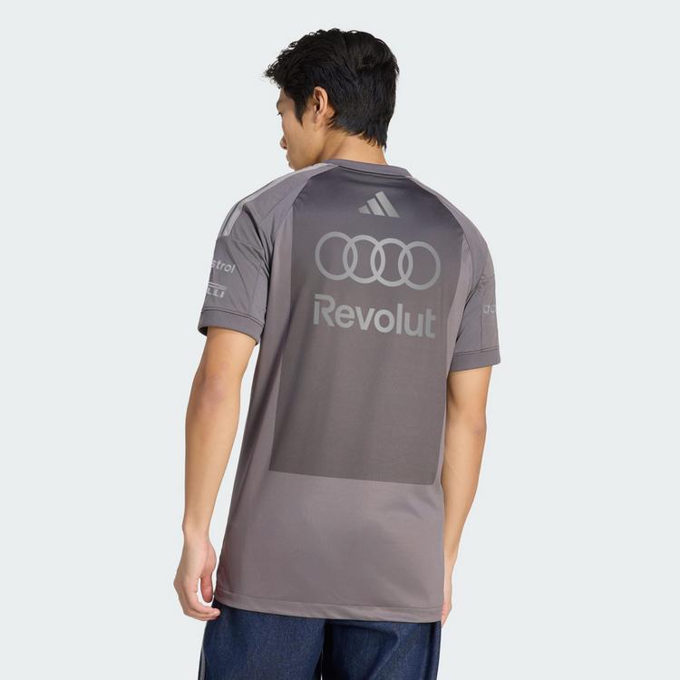 adidas adidas AUDI REVOLUT F1 TEAM DRIVER REPLICA Funktionstop Herren - Grey Strata / Iron Metallic - 1 | SportScheck
