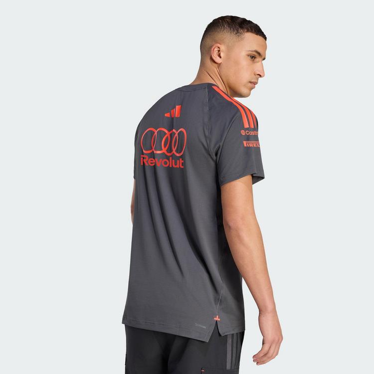 adidas adidas AUDI REVOLUT F1 TEAM MECHANICS JERSEY Funktionstop Herren - Utility Black / Hi-Res Red - 1 | SportScheck