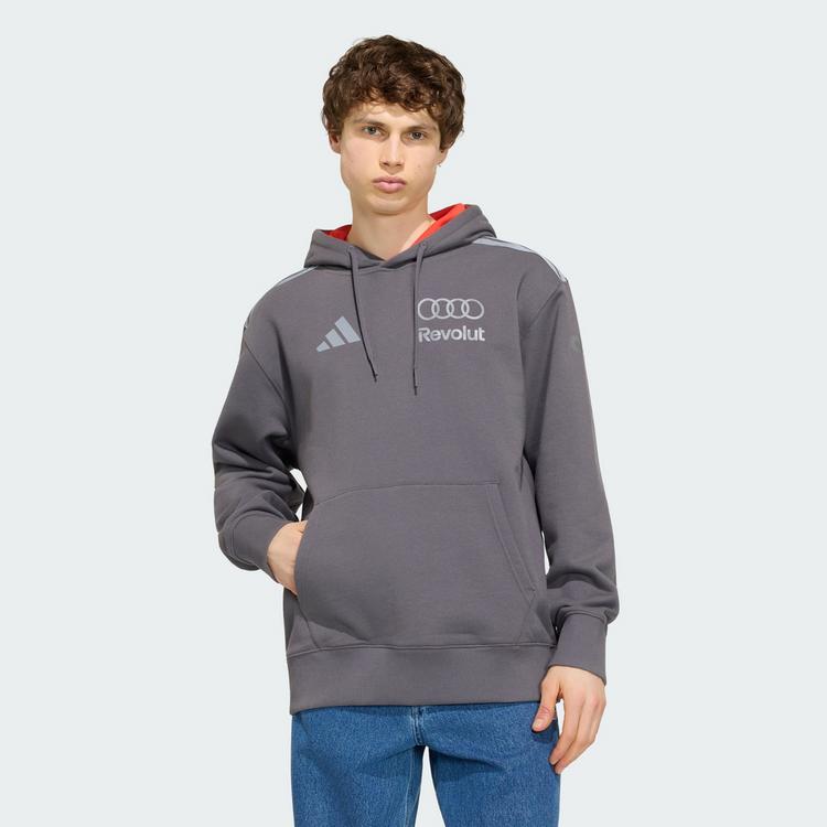 adidas adidas AUDI REVOLUT F1 TEAM DRIVER HOODIE Hoodie Herren - Grey Strata - 0 | SportScheck