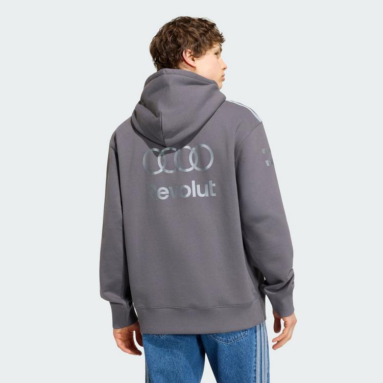 adidas adidas AUDI REVOLUT F1 TEAM DRIVER HOODIE Hoodie Herren - Grey Strata - 1 | SportScheck