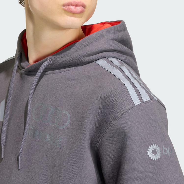 adidas adidas AUDI REVOLUT F1 TEAM DRIVER HOODIE Hoodie Herren - Grey Strata - 0 | SportScheck